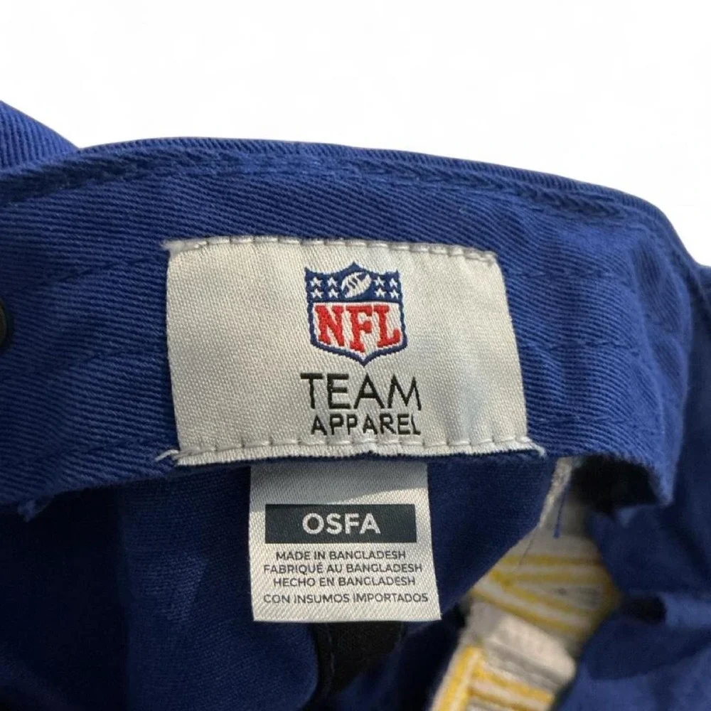 NFL Team Apparel LAR Los Angeles Rams Hat Mens OSFA Blue